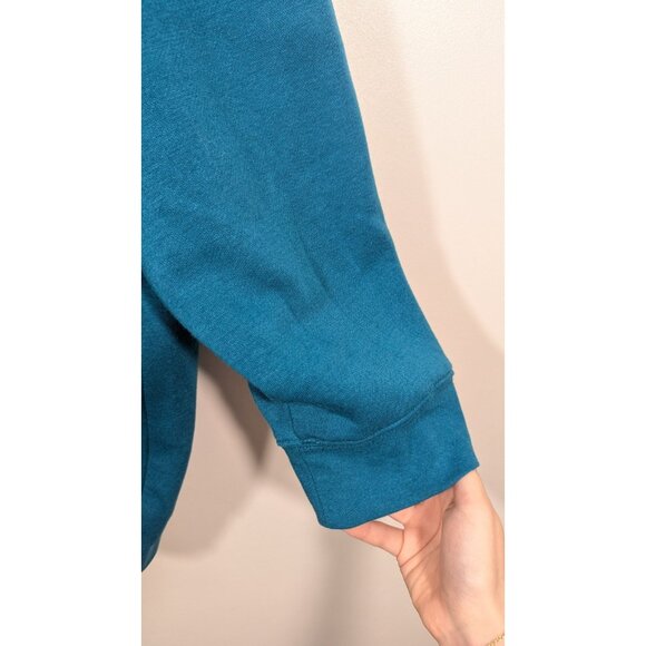 Woman Within Blue 3X Cardigan Button Down Winter Warm - Picture 9 of 10